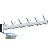 RONTEC Schwenkgarderobe 8254 1000 mm Aluminium natur eloxiert