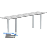 RONTEC Sitzbank freistehend 1000 mm Alu natur eloxiert
