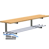 RONTEC Sitzbank wandh�ngend 1000 mm mit Schuhablage Stahl/Buche