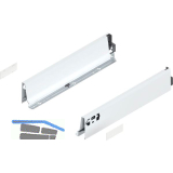 BLUM TANDEMBOX antaro Zarge H�he M, NL 400, Stahl Seidenwei�