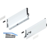 BLUM TANDEMBOX antaro Zarge H�he K, NL 300, Stahl Seidenwei�