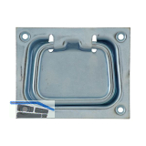 Kistengriff 084.000 zum Einlassen 100x80, Stahl verzinkt