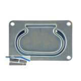 Kistengriff 084.000 zum Einlassen 140 x 90, Stahl verzinkt