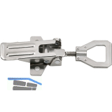 Kistenverschluss verstellbar 125x32, Stahl verzinkt