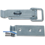 Kistenverschluss absperrbar 110x32, Stahl verzinkt