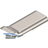 BLUM 95�/110� Scharnier-Abdeckkappe unbedruckt, Stahl vernickelt