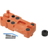 BLUM Bohrlehre f�r Distanzpuffer, Kunststoff/Stahl