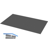 CONERO Flockmatte 973 x 425 mm, schwarzgrau