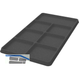 CONERO G�rtel- und Krawattenschale beflockt, schwarzgrau