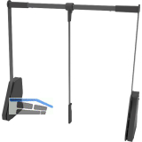 CONERO Kleiderlift, Lichte Schrankbreite 445-628 mm, schwarz