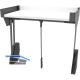 CONERO Kleiderlift Top, Lichte Schrankbreite 445-628 mm, schwarz