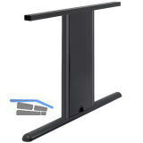 Tischgestell T 3000 Seitenteil RAL 7016