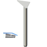 Tischgestell C 3000 Einzelfu� RAL 7016