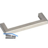 Griff Euros hohl, LA 96 mm, Breite 106 mm, Edelstahl geb�rstet