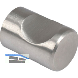 Knopf Skat � 15 mm, Tiefe 22 mm, Edelstahl geb�rstet