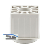 CAMAR Tischfu� Ersatz-Einzelteile Quadra 60 x 60 mm, Verstellteller unten