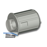 TD5 T�ranschlagd�mpfer zum Einbohren, �9.2 x 2,5 Bohrma�: �8 x 10 grau/transp.