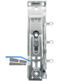 CAMAR Schrankaufh�nger 817 links, H 18 mm, T 25 mm, Stahl verzinkt/Zamak