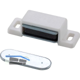 MACO Magnetschnapper Type 4, Haltekraft 4 kg, Kunststoff wei�