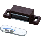 MACO Magnetschnapper Type 4, Haltekraft 4 kg, Kunststoff braun