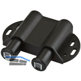 MACO Druckmagnetschnapper zweifach, zum Anschrauben, Kunststoff schwarz