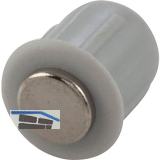 MACO Einbohrmagnetschnapper Type 8, � 8mm, Kunststoff lichtgrau