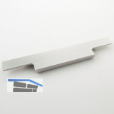 Griffleiste Akina L�nge 210 mm, Aluminium Edelstahl Effekt