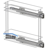 VS SUB Rack Unterschrankauszug Classic KB 200 mm Silber