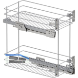 VS SUB Rack Unterschrankauszug Classic KB 300 mm Silber