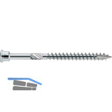 Speed Terrassenschraube ZKO 4.5x 45 TX20 martensitischer Edelstahl mit ETA