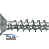 PLASFAST�-Schraube Senkkopf 3.0x16 TX8 Stahl verzinkt-blau
