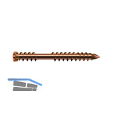 SPAX-D Holzterrassenschraube mit Zylinderkopf 5.0x 60 Torx 25 Edelstahl A2 antik
