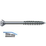 SPAX Fu�bodenschraube Senkkopf 3.5x 55 Teilgewinde Torx 10 Wirox-Silber