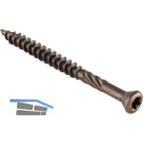 EUROTEC Hapatec Fassadenschraube 5.0 x 50 mm - Edelstahl C1, antik