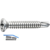 SFS-SP3/18 Fensterbohrschraube 3.9x25 PH 2 Stahl silber f�r Kunststoffprofile