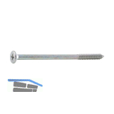 SFS-SP1/55 Kopplungsschraube 4.8x65 PH 2 Stahl silber f�r Kunststoffprofile