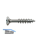 SPAX-FEX H Beschlagschraube 4.0x 30 PZ 2 Stahl silber f�r Holzbefestigungen