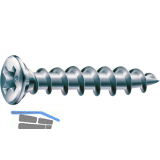 SPAX-FEX-KS Fensterbauschraube 4.2x 30 PH 2 Stahl silber f�r Kunststoffprofile