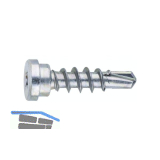 SFS Tragehilfe Schraube mit Bohrspitze 6x20 - Stahl verzinkt-blau