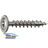 SPAX Holzbauschraube Tellerkopf 6.0x 60 VG Torx 30 Edelstahl A2 mit Bewertung