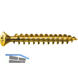 SPAX kleiner Senkkopf 3.0x 12 Vollgewinde Pozidriv 1 Kopf � 5mm Yellox