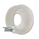 Rosettenunterkonstruktion f�r Senkschraube � 4.5/5.0/M5 Poly�thylen natur