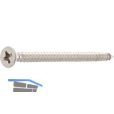 Spanplattenschraube Senkkopf 5.0x 30 Vollgewinde Pozidriv 2 Edelstahl A2