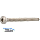 Spanplattenschraube Halbrundkopf 5.0x 45 Vollgewinde Torx 25 Edelstahl A2