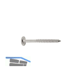 S&P Holzbauschraube Tellerkopf 6.0x160 Teilgewinde Torx 25 Edelstahl A2
