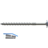 S&P Holzbauschraube Tellerkopf 8.0x 50 Vollgewinde Torx 40 Edelstahl A2