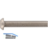 ~ISO7380-1 Sicherheitsschraube FRK M 5x20 mit TX25 und PIN - Edelstahl A2