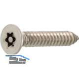 Sicherheitsschraube SNK 4.8x38 Blechschraube mit TX25 und PIN - Edelstahl A2