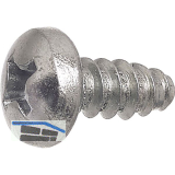 DIN7981F 2.9x13 Phillips-KS verzinkt Linsen-Blechschrauben stumpf ~ISO7049