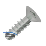 Senkblechschrauben mit Zapfen DIN7982F 4.2x 19 PZ verzinkt